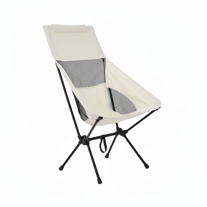 Folding Camping Chair with Backrest Portable and Lightweight - The PeakTrail
