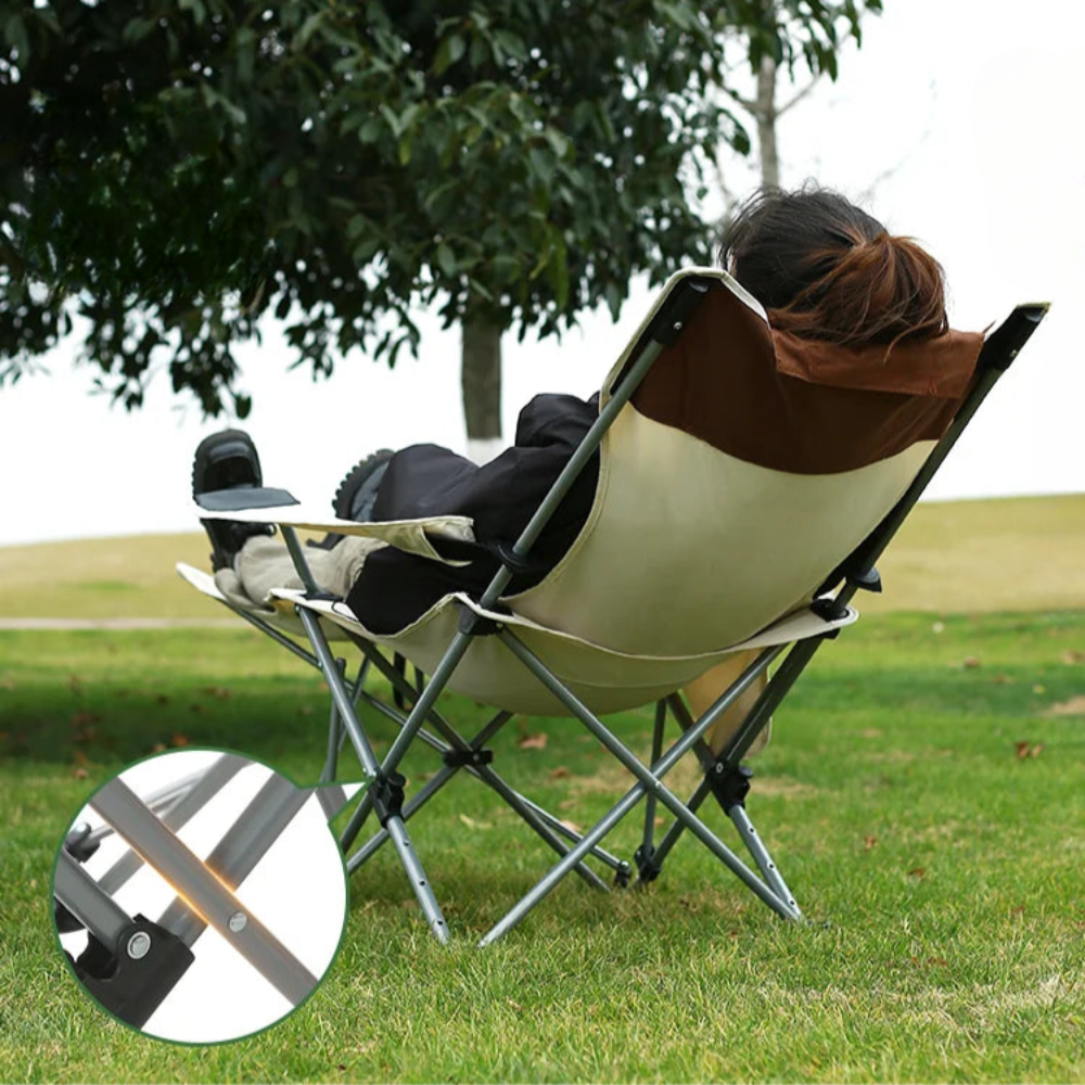 Folding Lounge Camping Chair Portable Ultralight Director Style