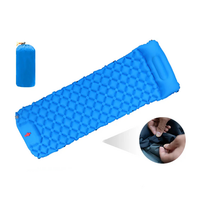 Self-Inflating Camping Sleeping Pad with Pillow