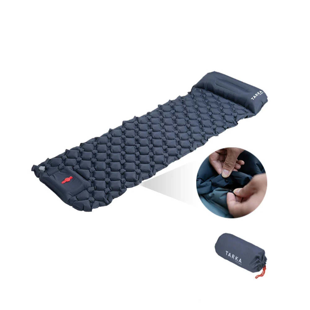 Self-Inflating Camping Sleeping Pad with Pillow