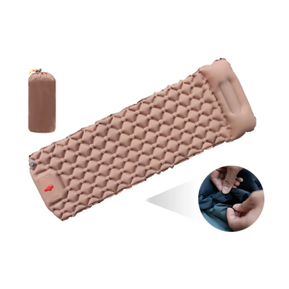 Self-Inflating Camping Sleeping Pad with Pillow