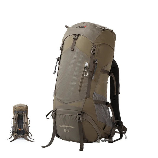 70L Hiking Backpack Rain Cover Included for Outdoor Use - The PeakTrail