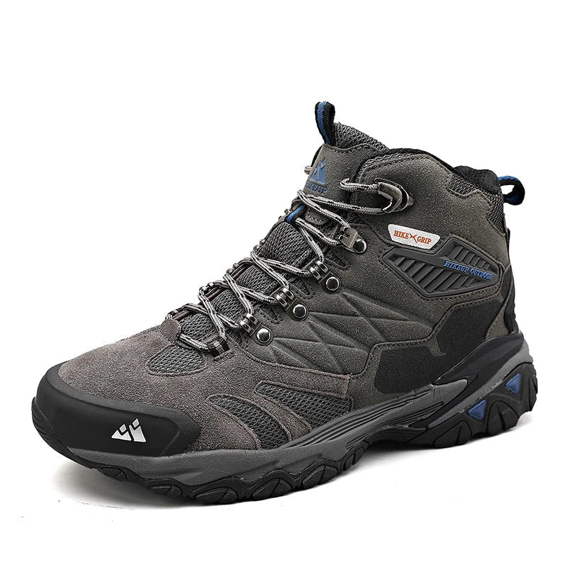 Men’s Leather Hiking Boots Ankle Height for Trekking