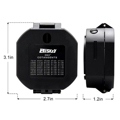 Professional Geological Compass – Lightweight Military Tool for Slope & Distance Measurement