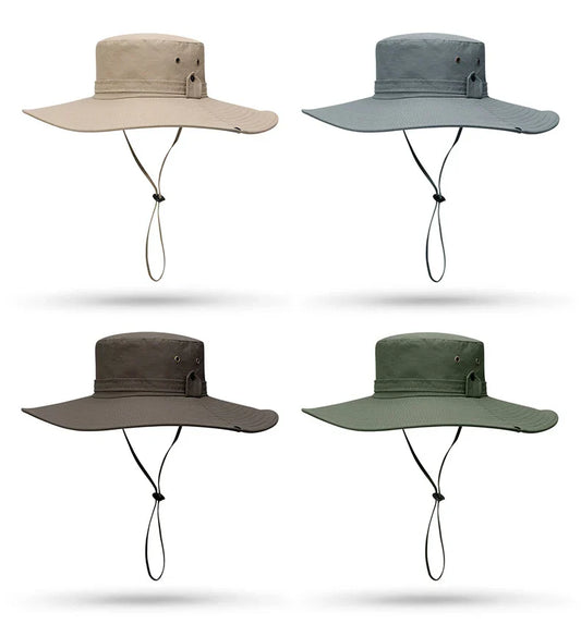 Unisex Adjustable Breathable Foldable Sun Hat for Hiking