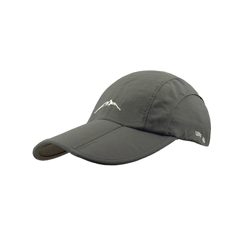 Foldable Hiking Cap Unisex UV Protection for Outdoor Use