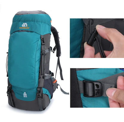 65 L Hiking Camping Backpack Waterproof Large Capacity