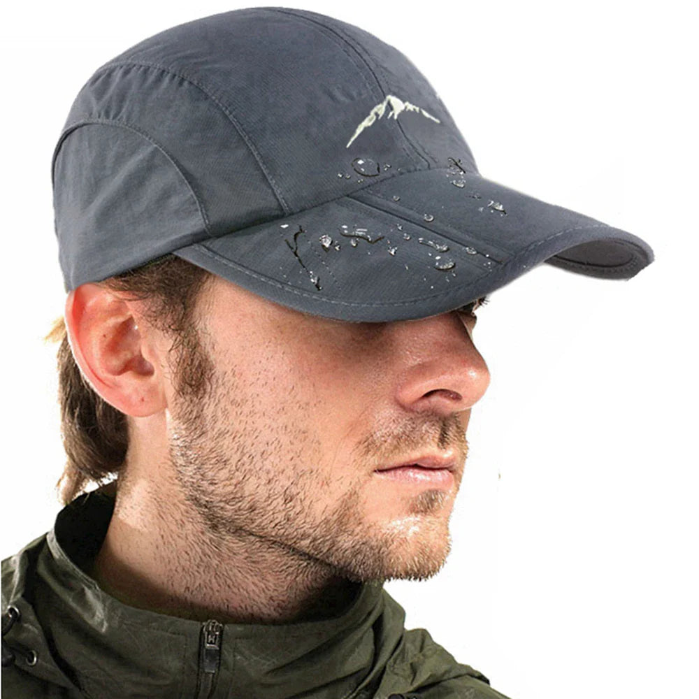 Unisex Waterproof Baseball Cap Quick Dry Breathable