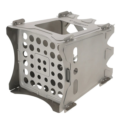 Wood Stove – Folding, Ultralight & Eco-Friendly Titanium Stove