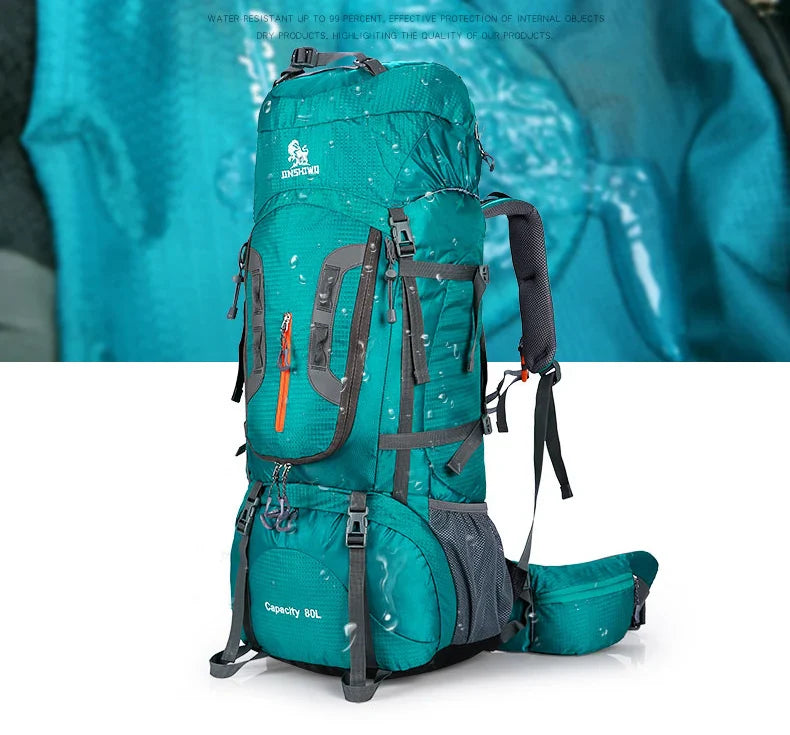 80 L Hiking Backpack Large Capacity for Camping