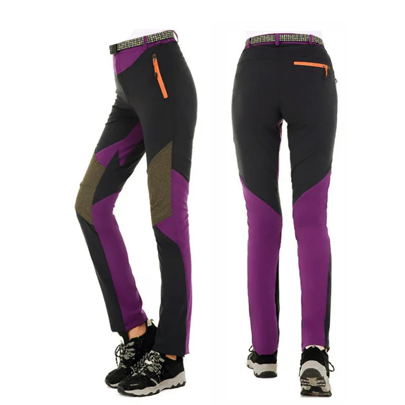 Women’s Hiking Pants Quick Dry Elastic Summer Polyester