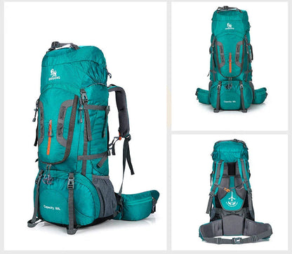 80 L Hiking Backpack Large Capacity for Camping