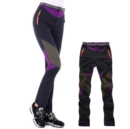 Women’s Hiking Pants Quick Dry Elastic Summer Polyester