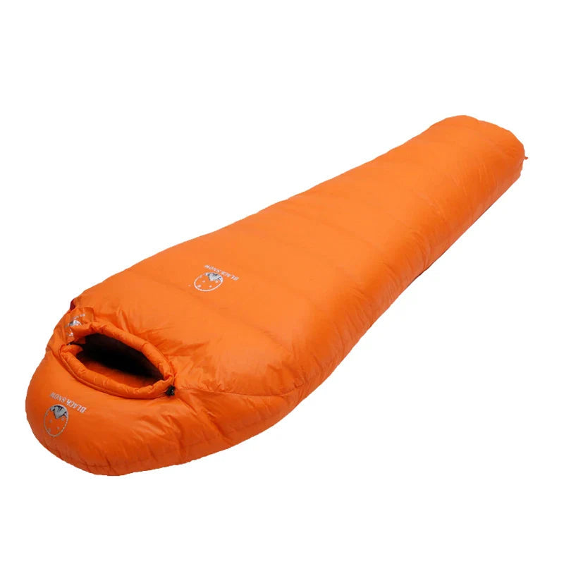 Goose Down Mummy Sleeping Bag for Adults Winter Camping