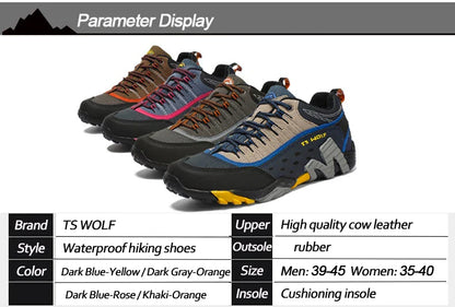 Unisex Waterproof Hiking Shoes for Trekking