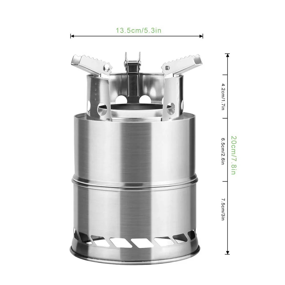 Ultralight Compact Wood Burning Camping Stove