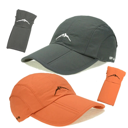 Unisex Waterproof Outdoor Cap – Quick-Dry, Breathable & Foldable Hat for Hiking & Sun Protection
