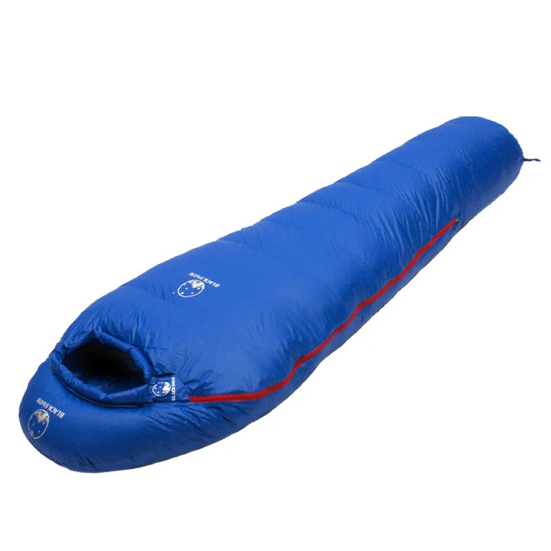 Goose Down Mummy Sleeping Bag for Adults Winter Camping