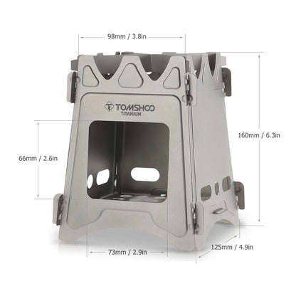 Wood Stove – Folding, Ultralight & Eco-Friendly Titanium Stove