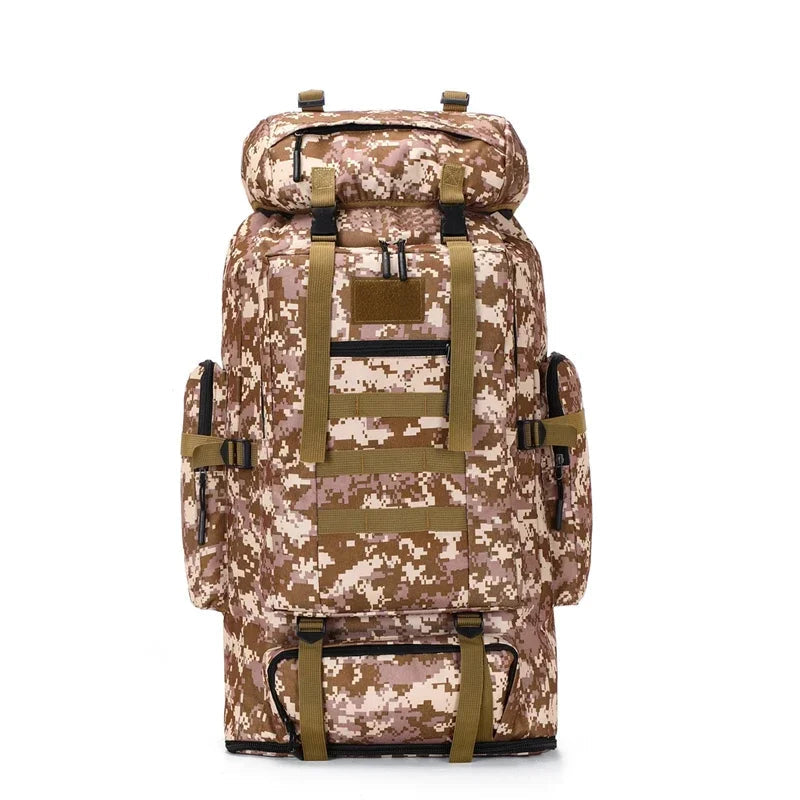 100 L Mountaineering Backpack Tactical Large Capacity for Hiking