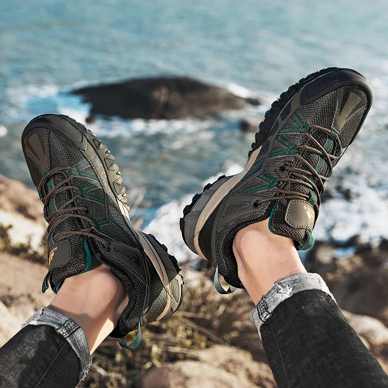 Men’s Hiking Shoes Breathable Cushioning Non Slip for Trekking