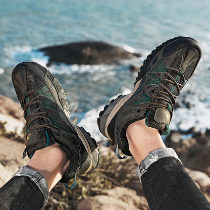 Men’s Hiking Shoes Breathable Cushioning Non Slip for Trekking