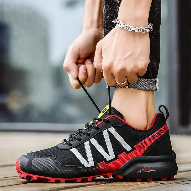 Men's Off Road Hiking Shoes Large Size Rubber Outsole EVA Insole