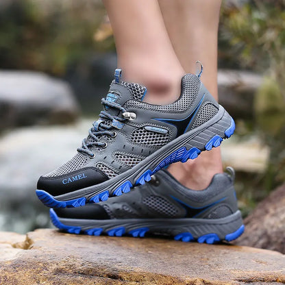 Men’s Breathable Hiking Shoes – Non-Slip Outdoor Sneakers for Trekking