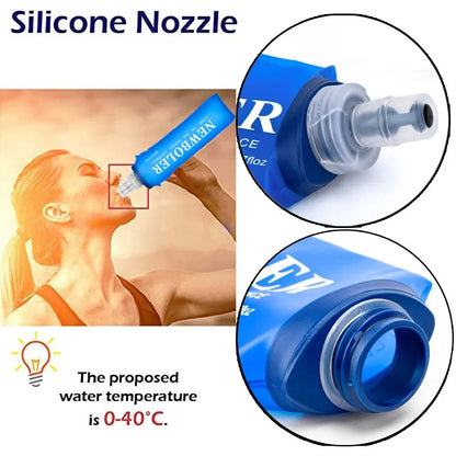 NEWBOLER Soft Flask – 250ml / 500ml Collapsible Water Bottle