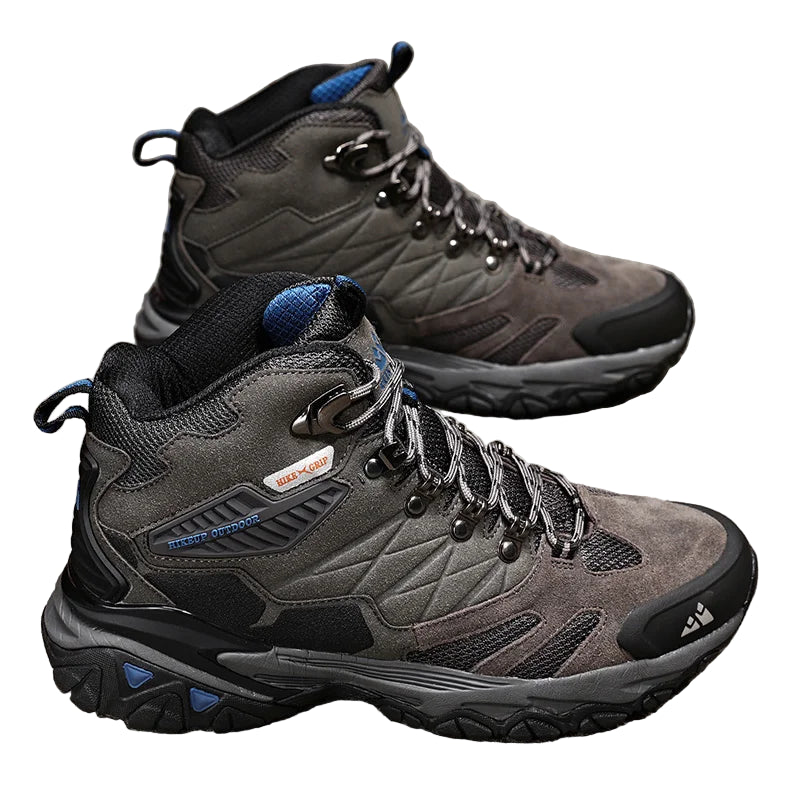 Men’s Leather Hiking Boots Ankle Height for Trekking