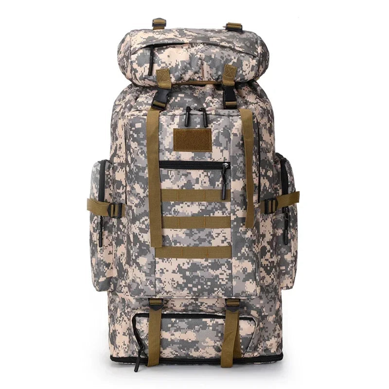 100 L Mountaineering Backpack Tactical Large Capacity for Hiking