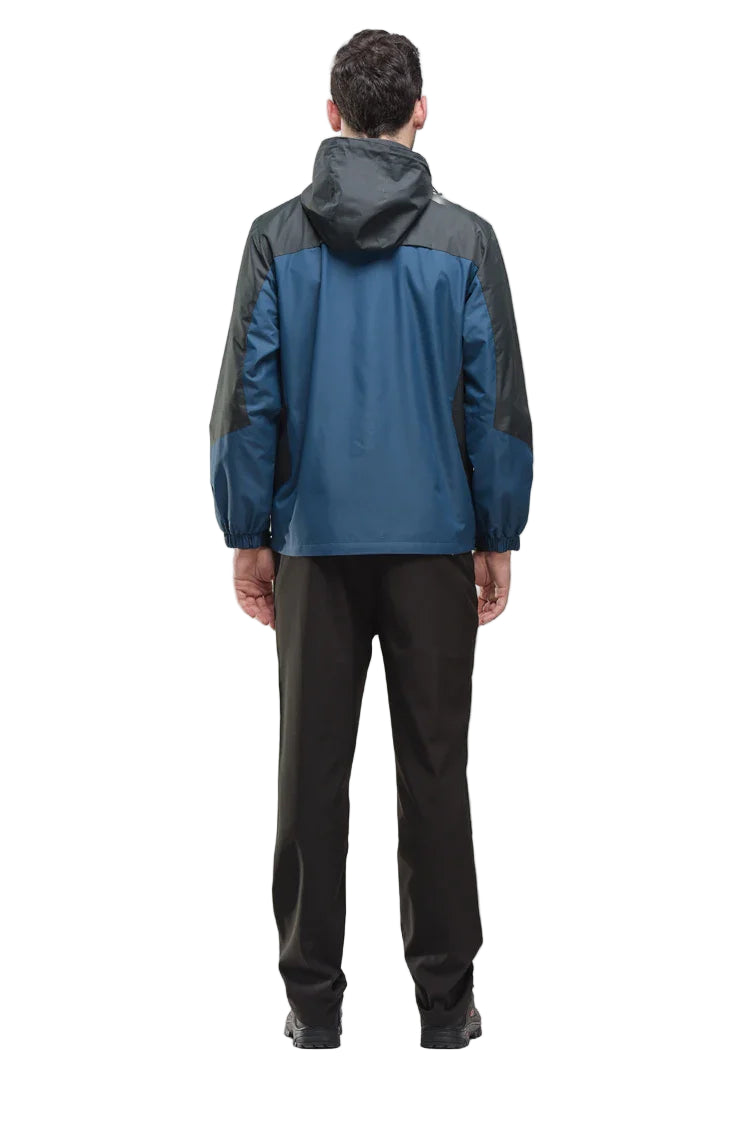 Men’s Waterproof Hiking Jacket Windbreaker for Autumn