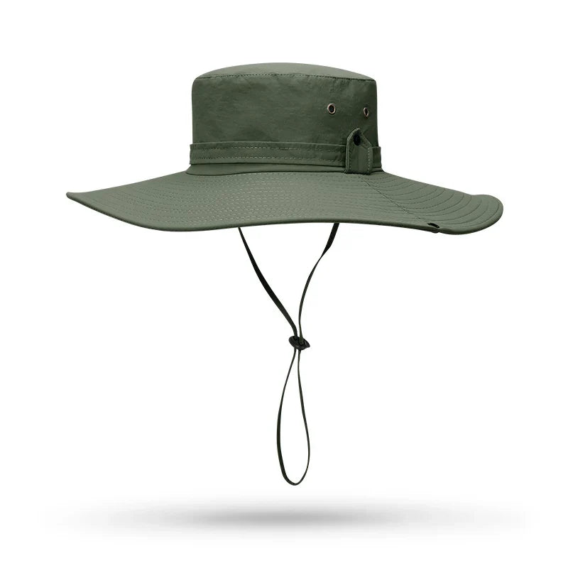 Unisex Adjustable Breathable Foldable Sun Hat for Hiking