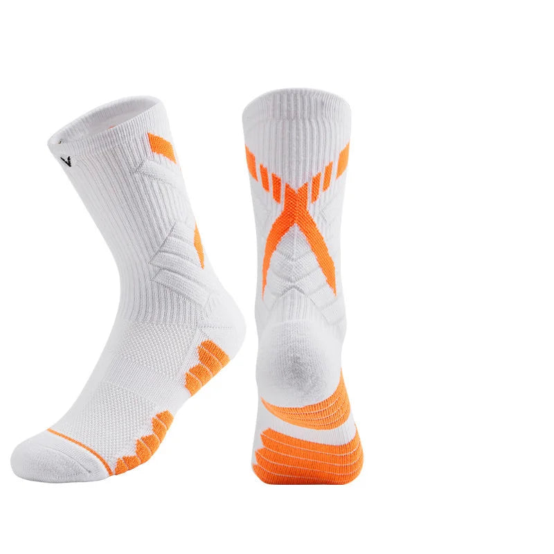 Unisex Mid Calf Hiking Socks Thick Non Slip