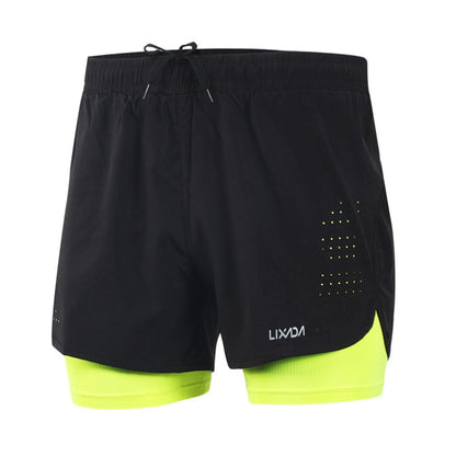 Men’s 2‑in‑1 Quick-Dry Hiking Shorts