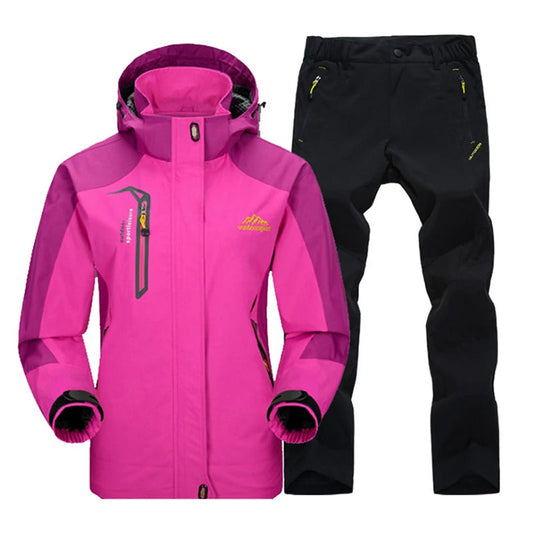 Women’s Outdoor Hiking Set – Waterproof Jacket & Pants for Everyday Adventure