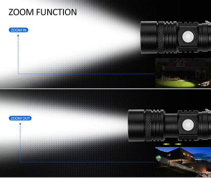 Rechargeable Flashlight for Hiking and Camping