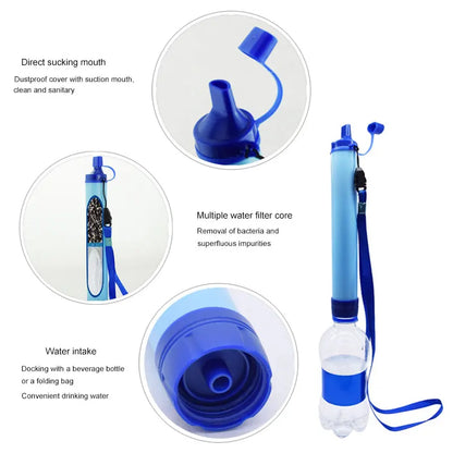 Portable Water Purifier Outdoor Filter for Hiking and Camping
