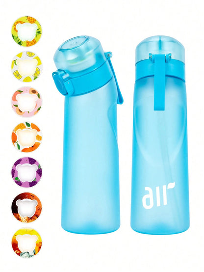 Aroma Water Bottle with Straw – 1pc Leak-Proof Bottle + 1 Random Flavor Pod for Outdoor Sports