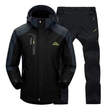 Women’s Waterproof Windproof Hiking Jacket and Pants Set