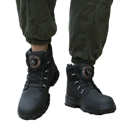 Men’s Steel Toe Waterproof Work Boots Puncture Resistant