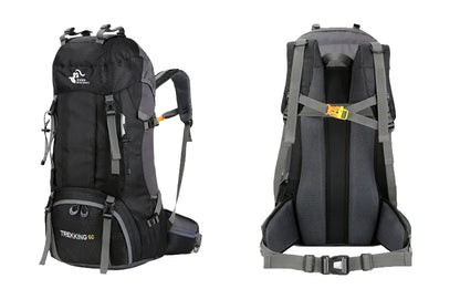 60 L Hiking Backpack Large Capacity for Trekking and Camping