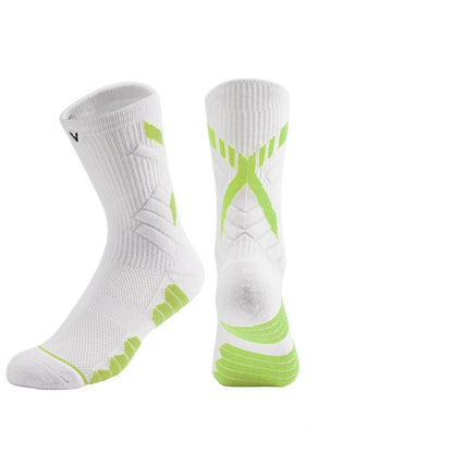 Unisex Mid Calf Hiking Socks Thick Non Slip