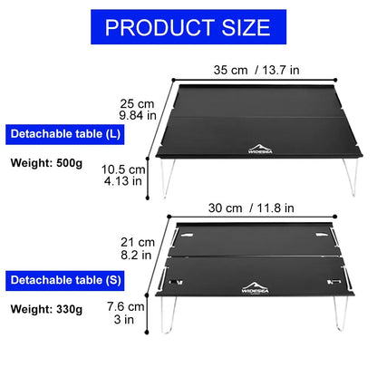 Ultralight Folding Camping Table Portable Desk