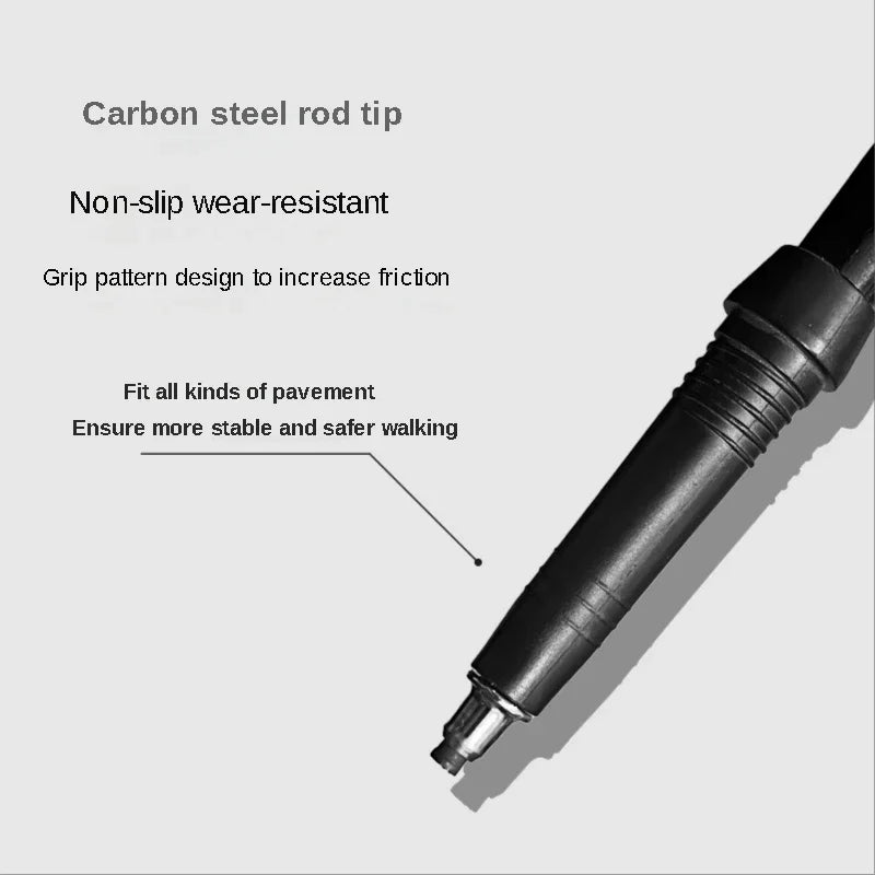 2 PCS Trekking Poles Telescopic Ultralight Adjustable with Quick Lock