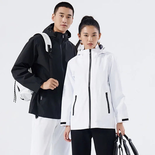 Waterproof Windproof Hooded Hiking Jacket Winter
