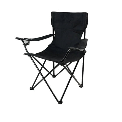 Folding Camping Chair Oxford Fabric With Bottle Holder Portable
