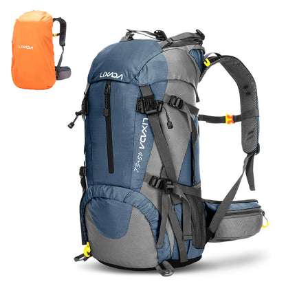 50L Waterproof Hiking Backpack – Outdoor Trekking & Camping Bag with Rain Cover