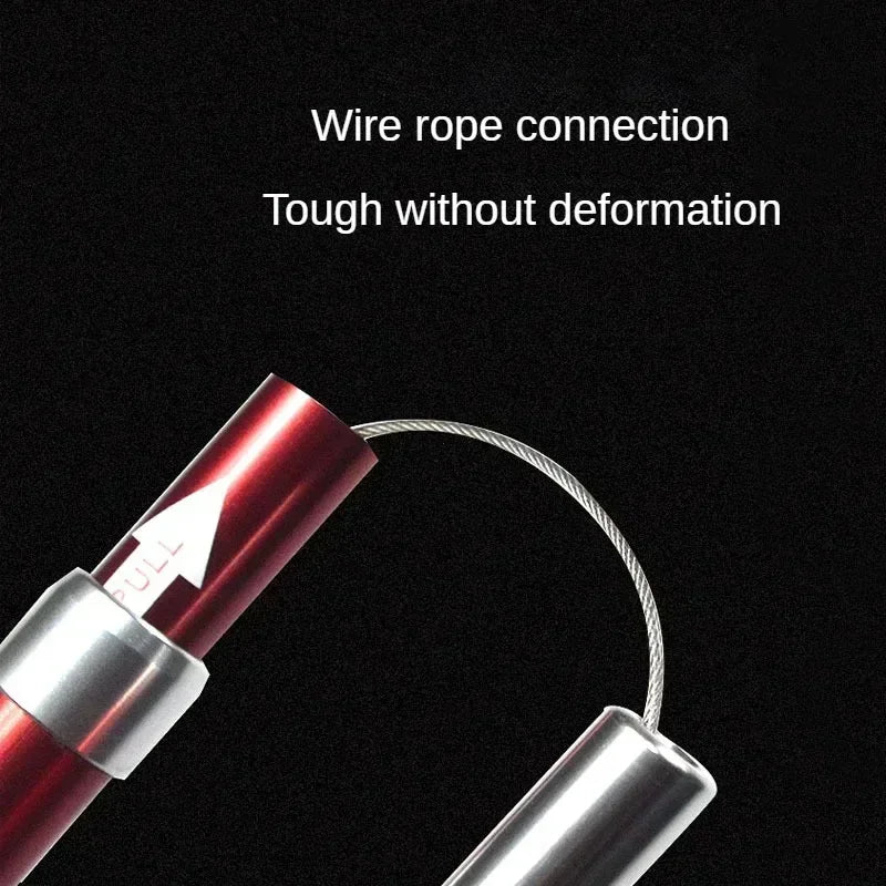 Telescopic Trekking Pole 5 Section Folding Portable with Carry Bag