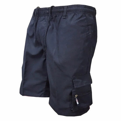 Men’s Hiking Cargo Shorts Lightweight Quick Dry Multi Pocket Elastic Waist
